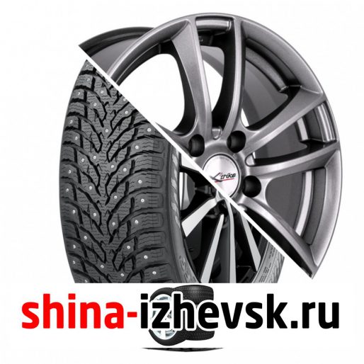 Колесо в сборе Nokian Hakkapeliitta 9 205/65 R16 T 95 + X-trike X116 6.5xR16 5×112 ET45 DIA57.1 Темно-серебристый в Ижевске